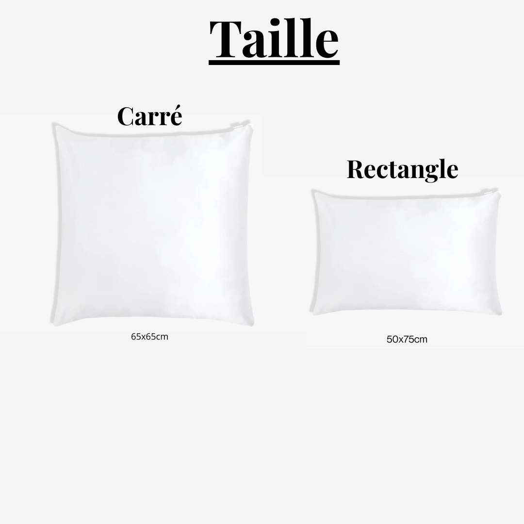 Taie en soie – Cheveux doux et sains au réveil