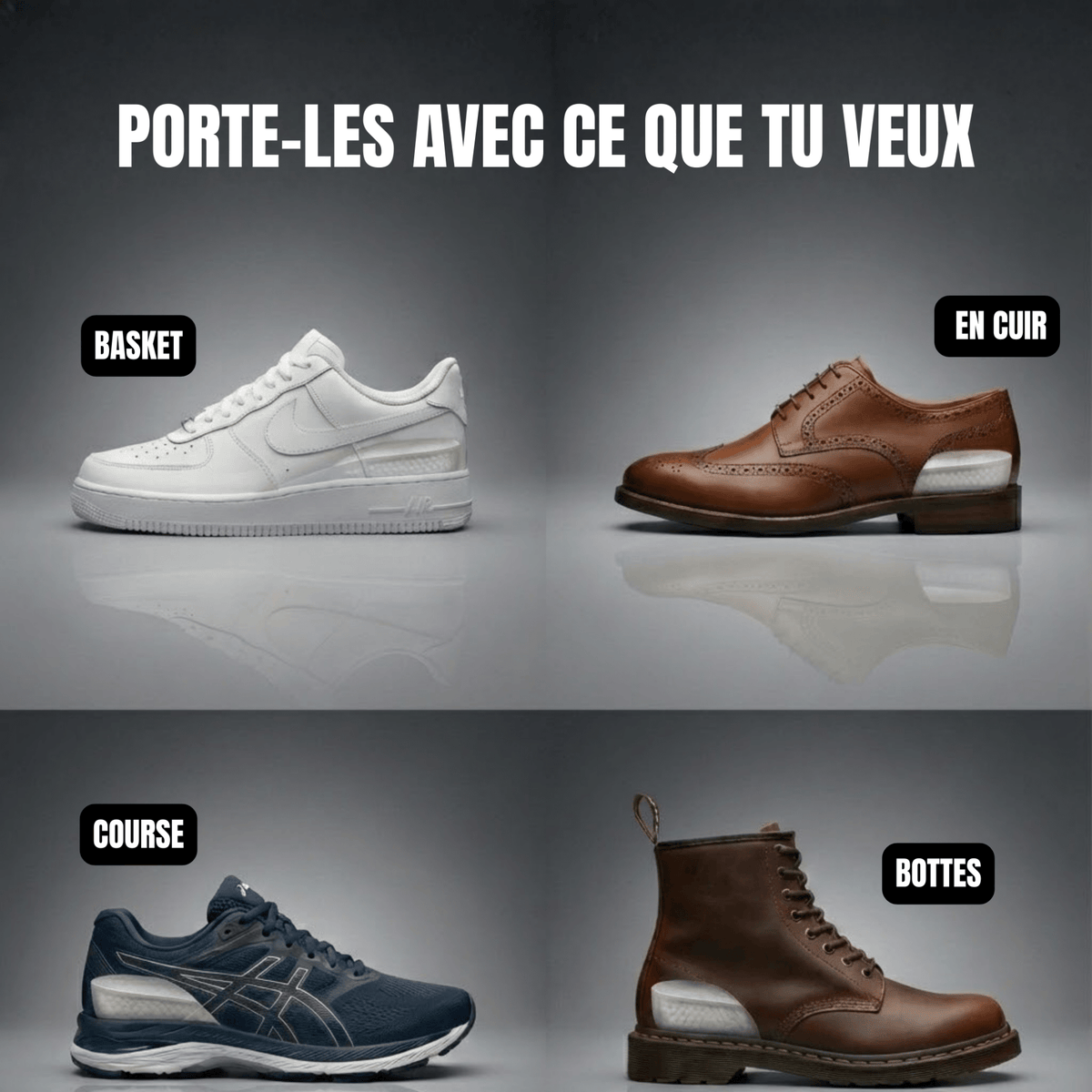 high pads semelles orthopédiques - Ma boutique