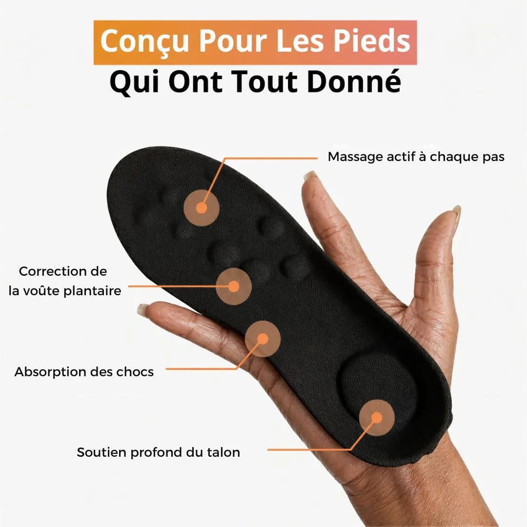 Semelle Elvora™ Conçue pour les pieds après 55 ans - Elvora